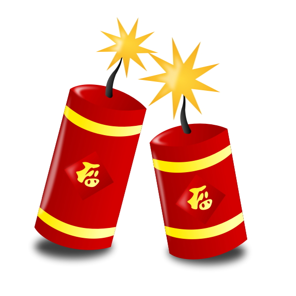 SVG Chinese New Year icon vector graphics
