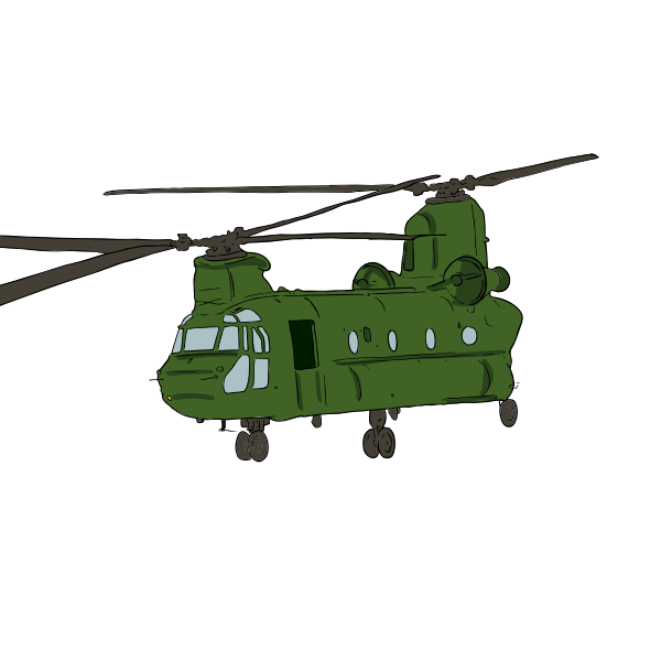 SVG Chinook Helicopter 1