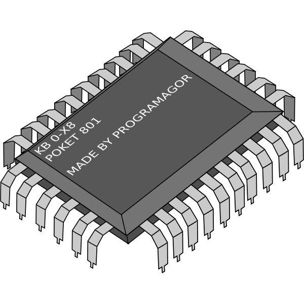 SVG Chip vector graphics
