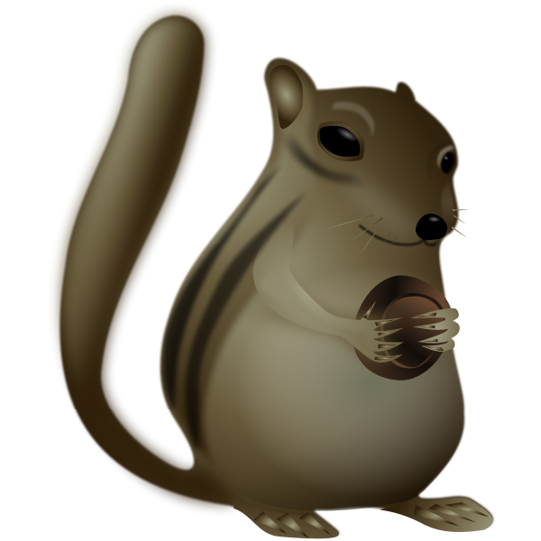 SVG Chipmunk vector image