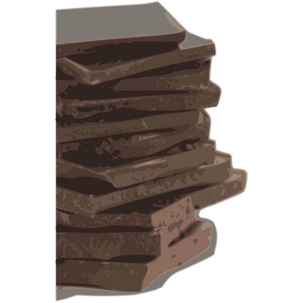 SVG Chocolate Block Pieces Tracing