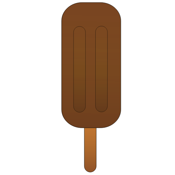 SVG Chocolate popsicle