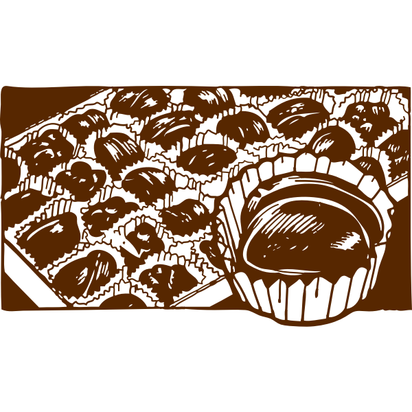 SVG Chocolates vector art