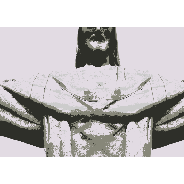 SVG Christ the redeemer vector clip art