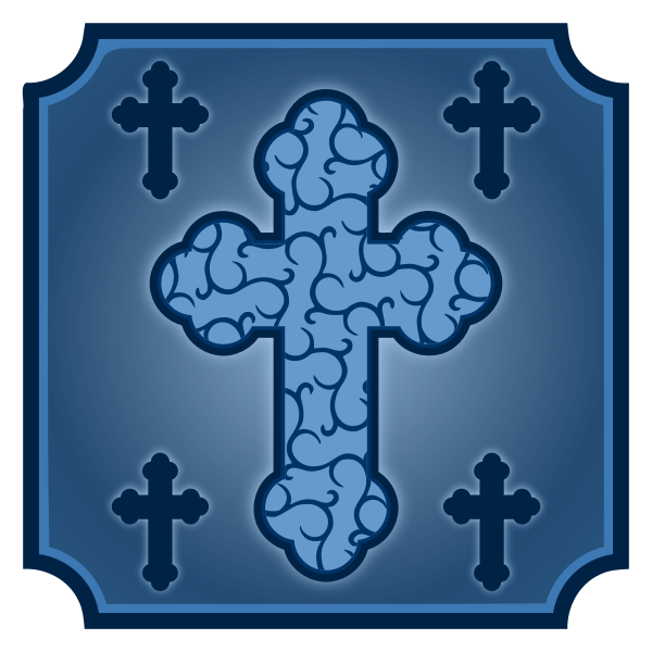 SVG Christian cross vector image