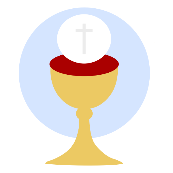 SVG Christian cup of blessing vector image