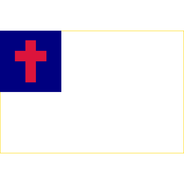 SVG Christian flag