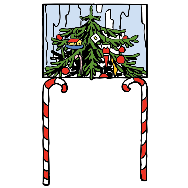 SVG Christmas arch