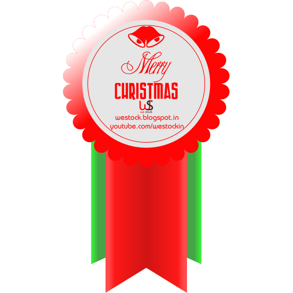 SVG Christmas Badge