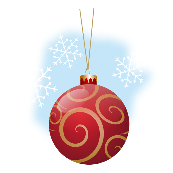 SVG Christmas ball
