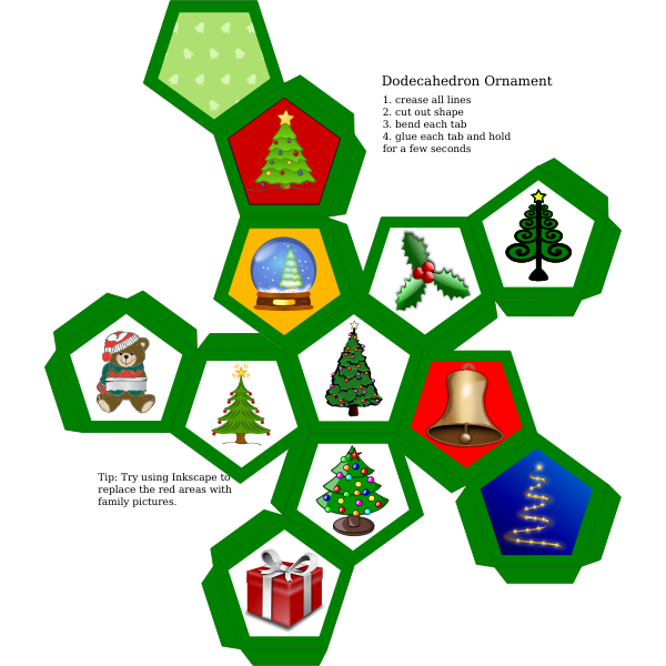 SVG christmas ball