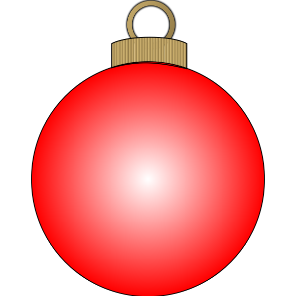 SVG Christmas Ball Vector