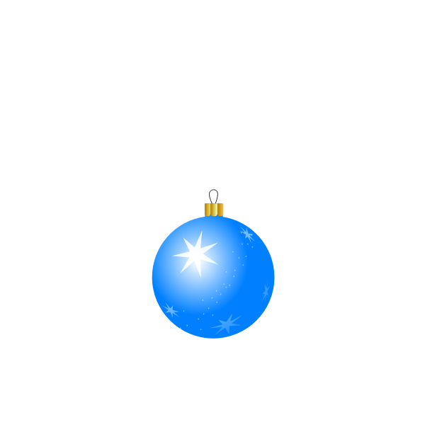 SVG Christmas ball vector graphics