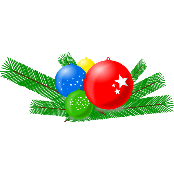 SVG Christmas balls