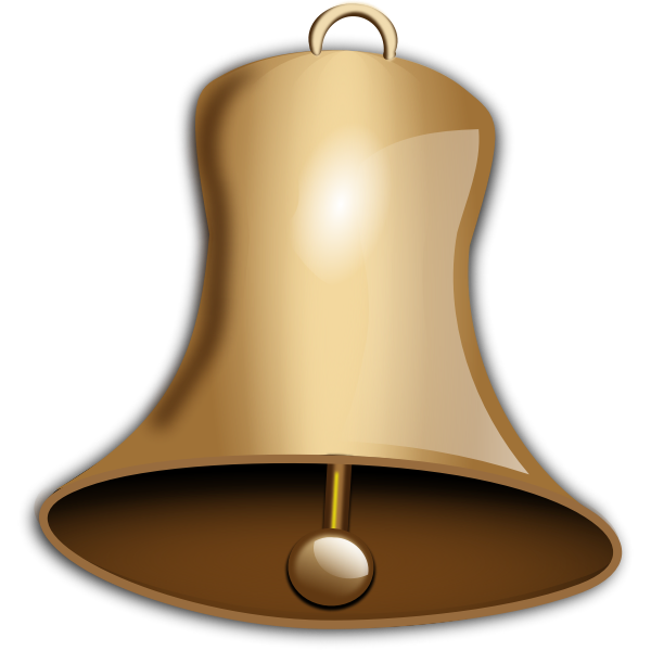 SVG Christmas bell vector art