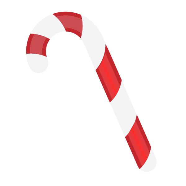 SVG Christmas candy cane