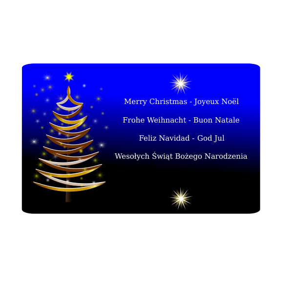 SVG Christmas card image