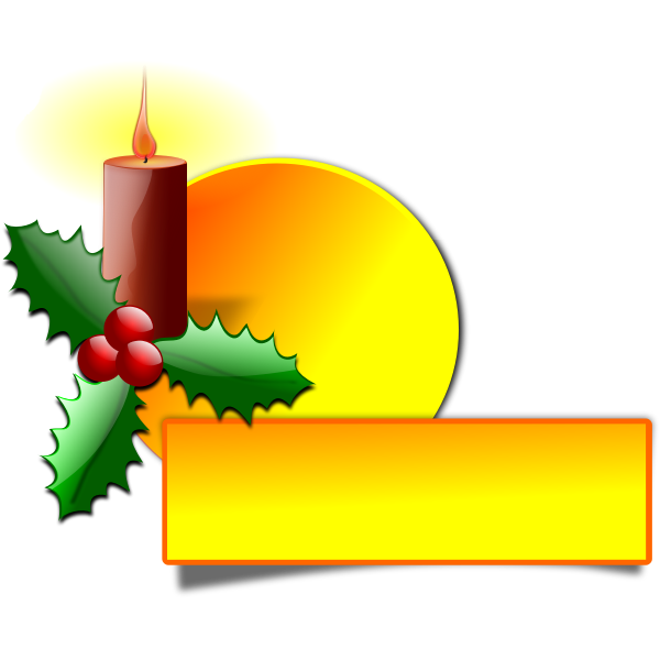 SVG Christmas decoration