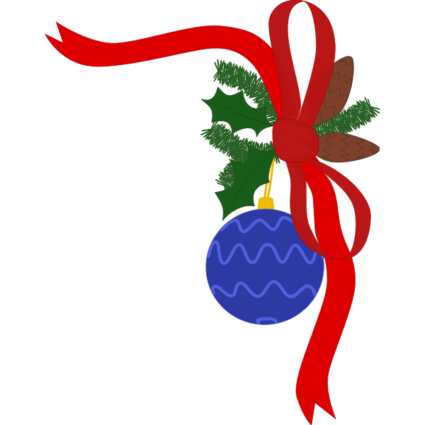 SVG Christmas decoration flip