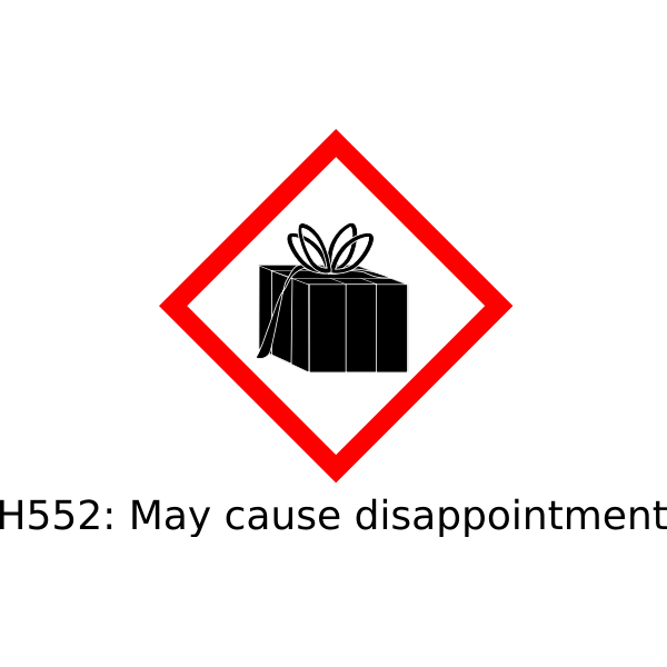 SVG Christmas hazard