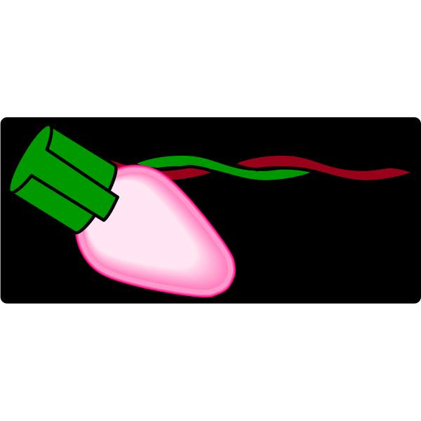 SVG Christmas light