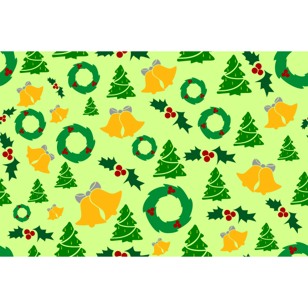 SVG Christmas Pattern Colour