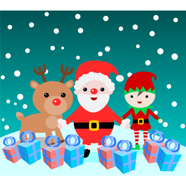SVG Christmas picture