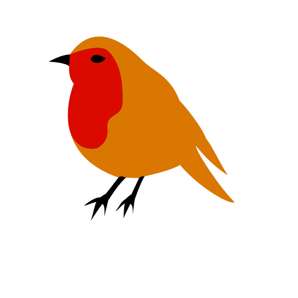 SVG Christmas Robin