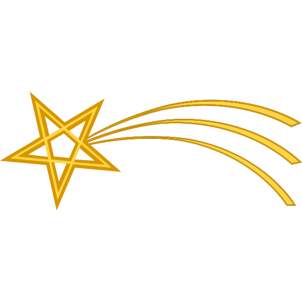 SVG Christmas star vector
