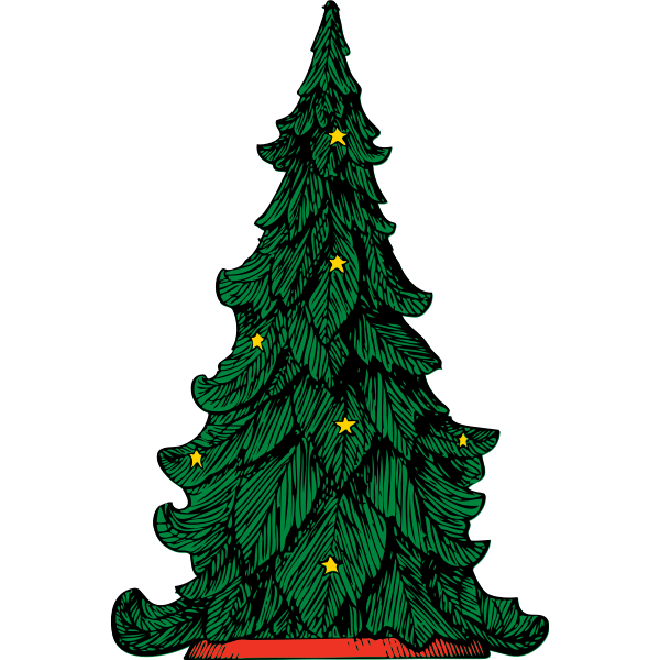 SVG Christmas tree