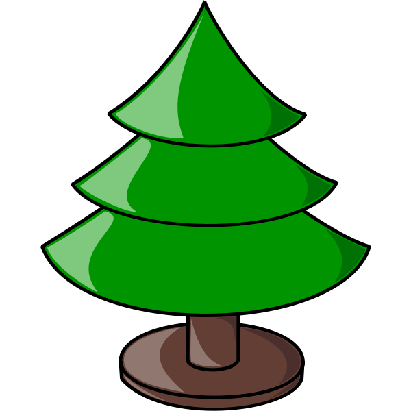 SVG Christmas Tree plain