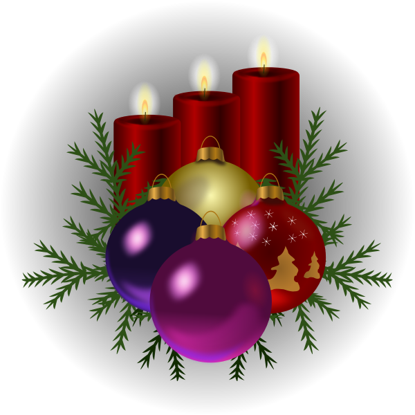 SVG christmas tree toys