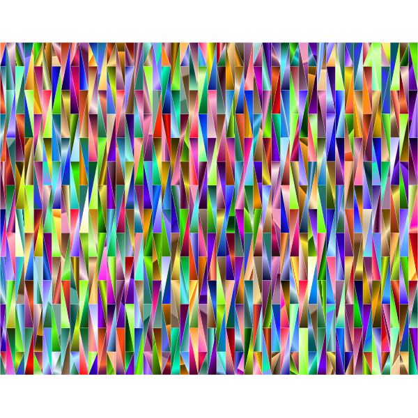 SVG Chromatic Abstract Pattern
