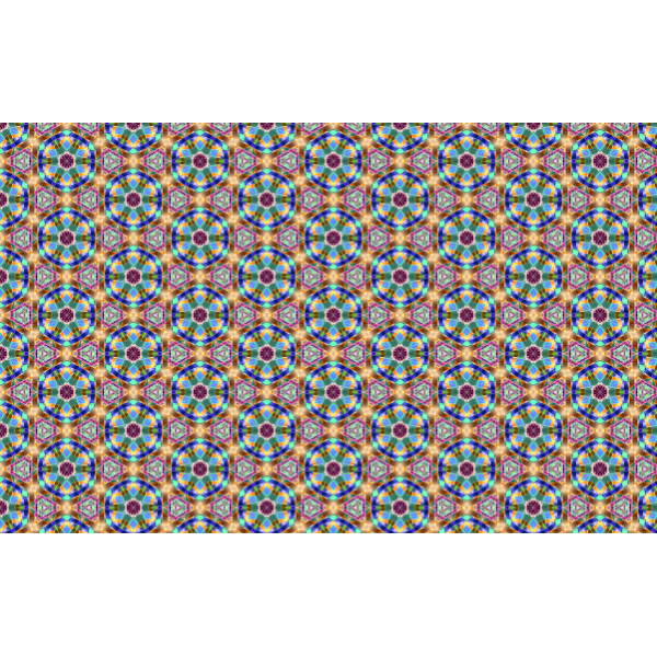 SVG Chromatic circles pattern