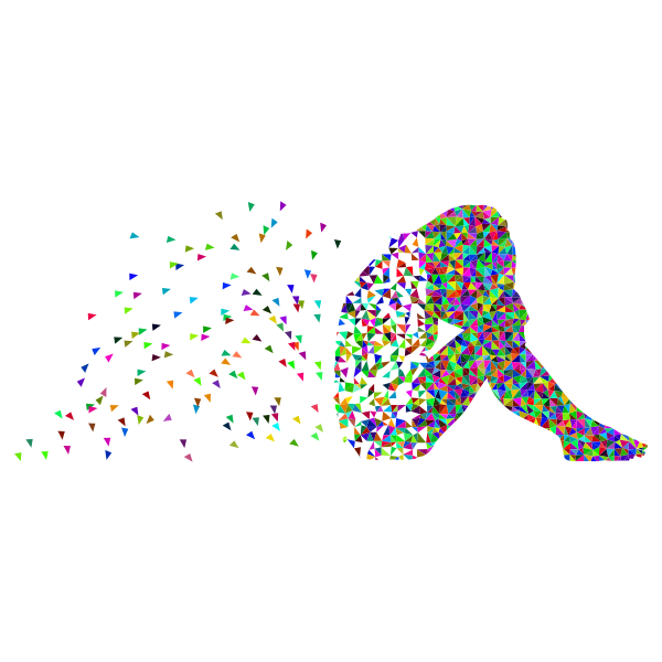 SVG Chromatic female on the floor