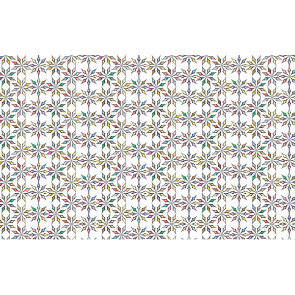 SVG Chromatic floral wallpaper