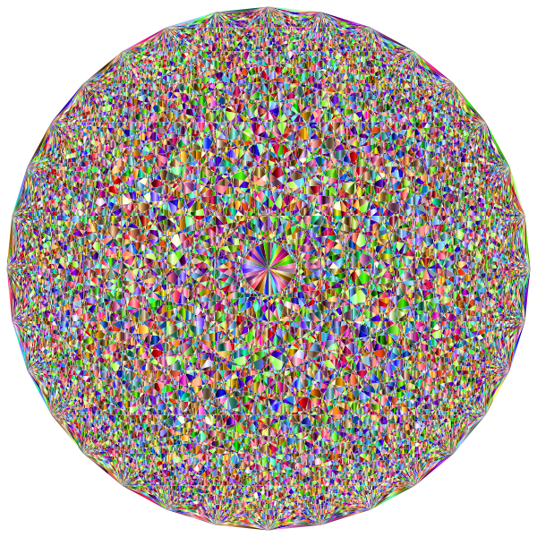 SVG Chromatic Geometric Mandala