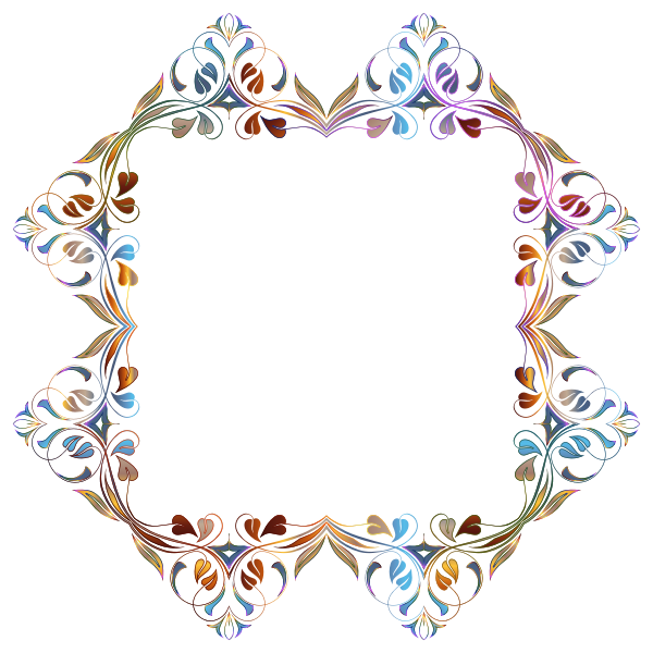 SVG Chromatic leafy photo support