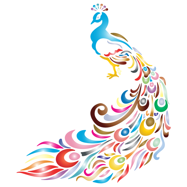 SVG Chromatic peaccock