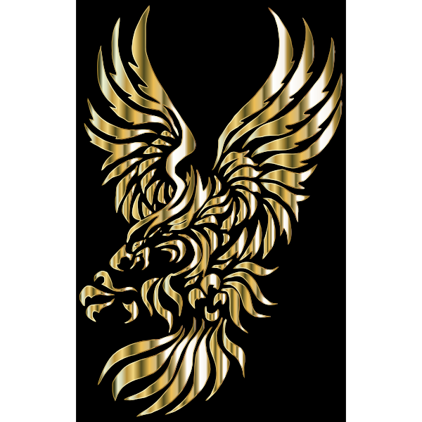 SVG Chromatic Tribal Eagle 2 11