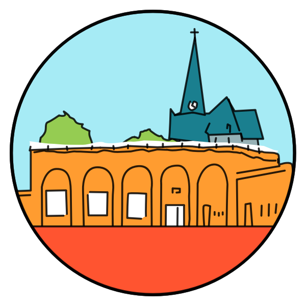 SVG Church location image