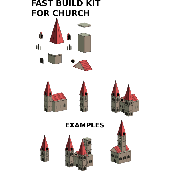 SVG Church parts