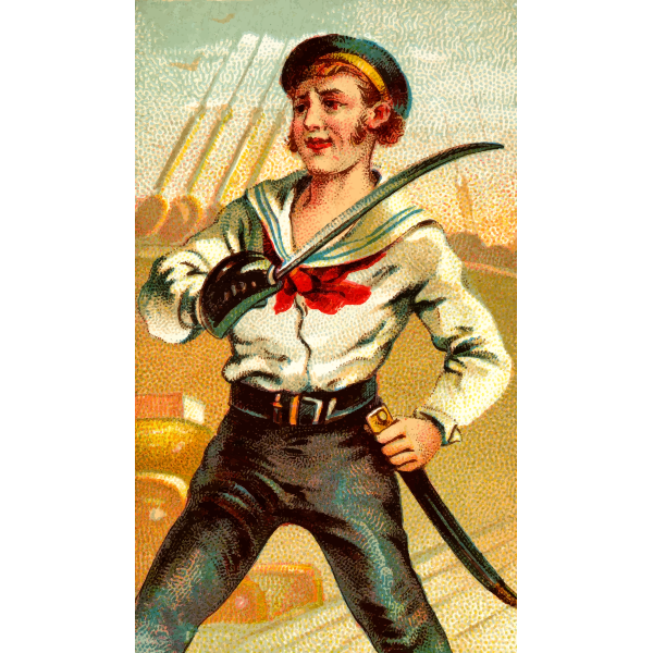 SVG Cigarette card - Cutlass