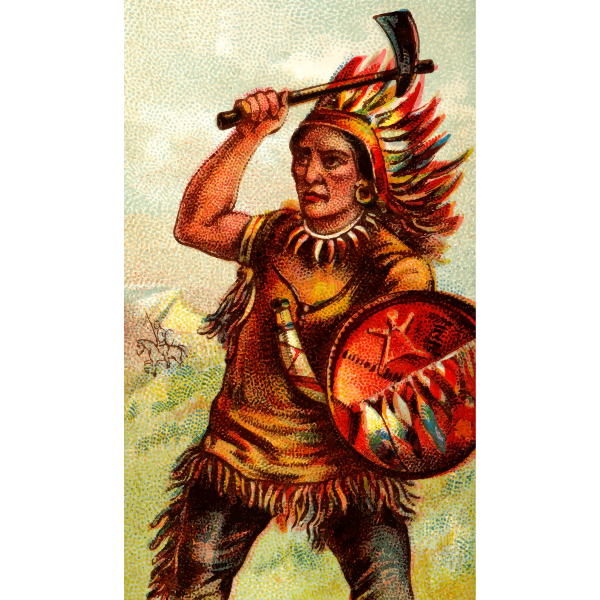 SVG Cigarette card - Tomahawk