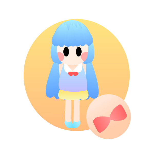 SVG Circle girl