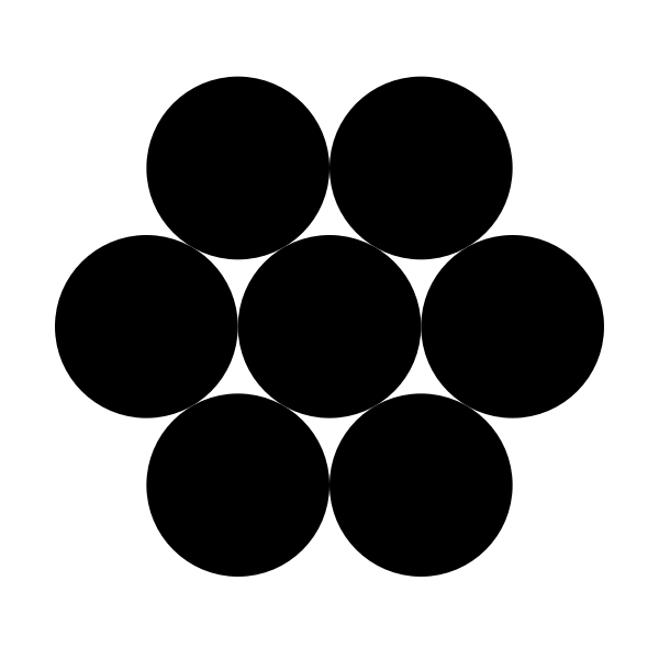 SVG circle hexagon hexagram