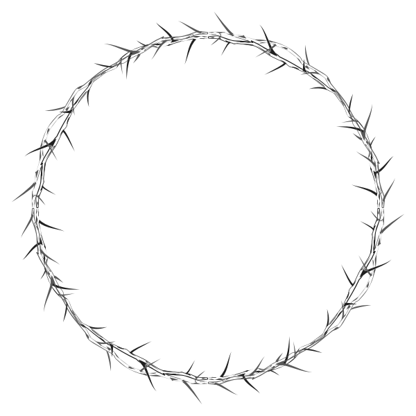 SVG Circle of thorns