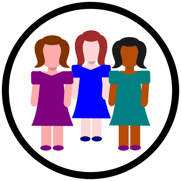 SVG Circle Women Meeting