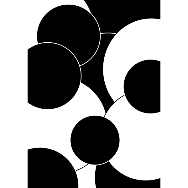 SVG Circles black and white