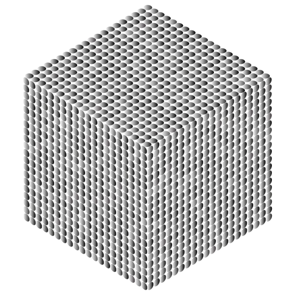 SVG Circles cube